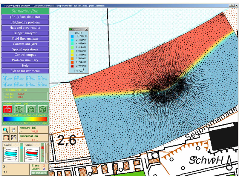 Salzgehalt Simulation